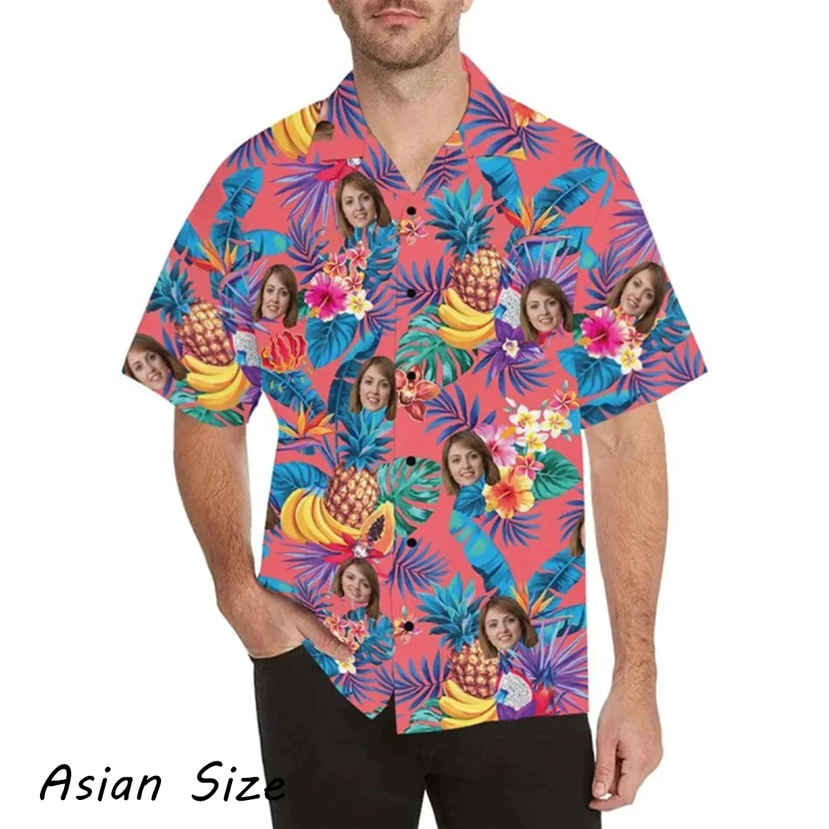 Custom Face Hawaiian Shirts Fun Personalized Gift For Beach Days Tropical Plam Tree Graphic Shirt Hawaii Diy Couple Y2k Blouses
Custom Face Hawaiian Shirts Fun Personalized Gift For Beach Days Tropical Plam Tree Graphic Shirt Hawaii Diy Couple Y2k Blouses