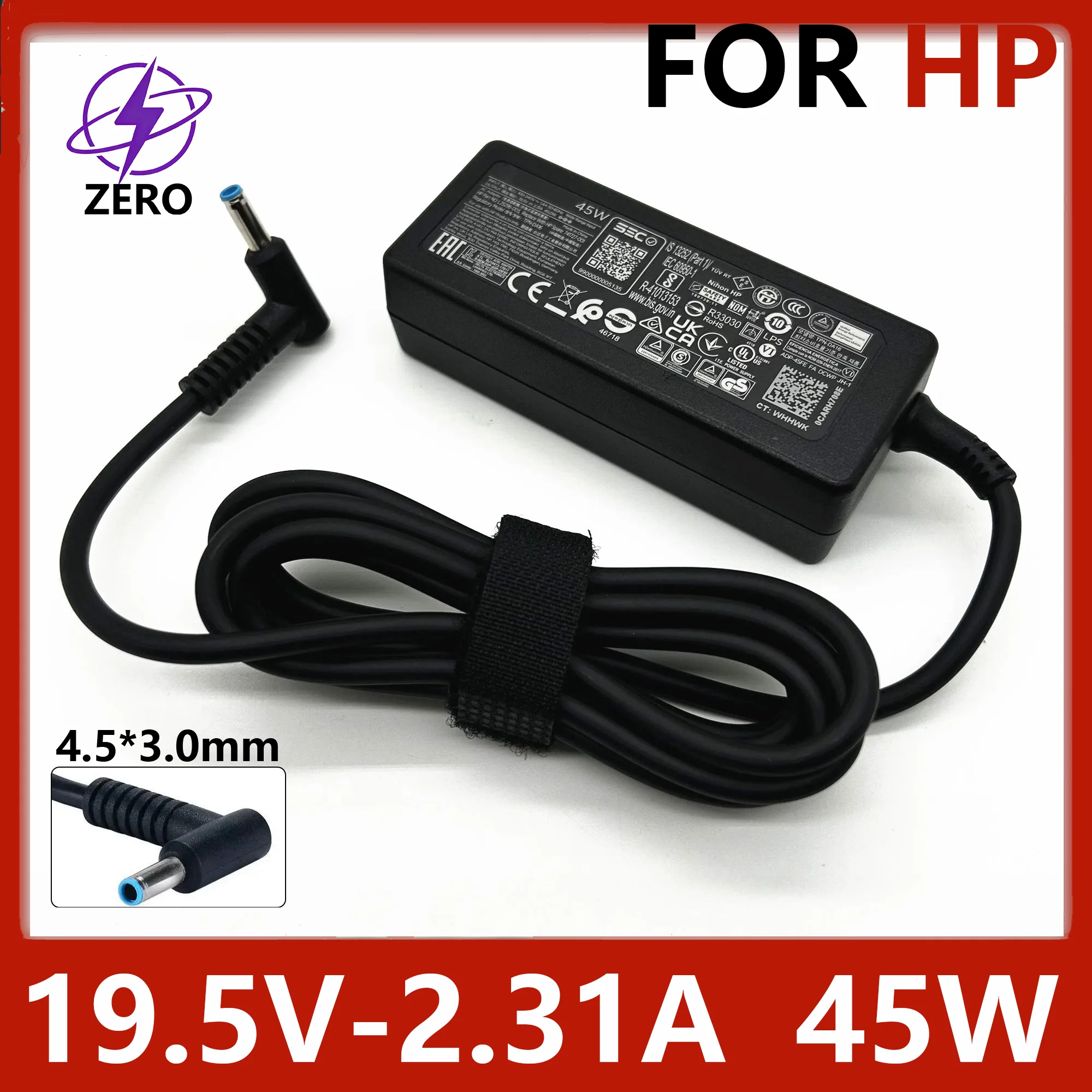 Original 45W 19.5V2.31A 4.5*3.0mm Laptop Power Adapter Charger for Hp Pavilion 14 / Pavilion 15 Tpn-Da16
Original 45W 19.5V2.31A 4.5*3.0mm Laptop Power Adapter Charger for Hp Pavilion 14 / Pavilion 15 Tpn-Da16