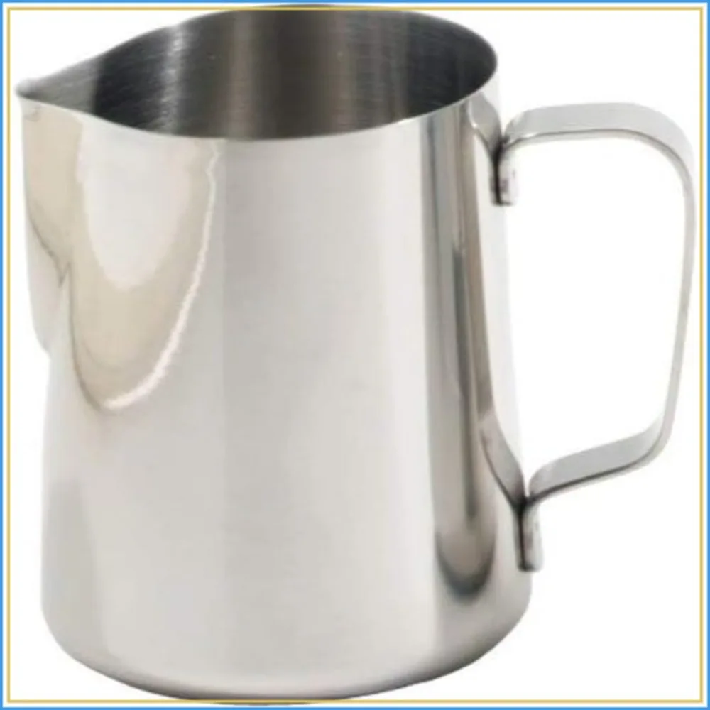 20 oz Milk Frothing Pitcher – Stainless Steel Latte Art Cup with Drip Resistant Spout for Espresso Barista, Home & Commercial Use
20 oz Milk Frothing Pitcher – Stainless Steel Latte Art Cup with Drip Resistant Spout for Espresso Barista, Home & Commercial Use