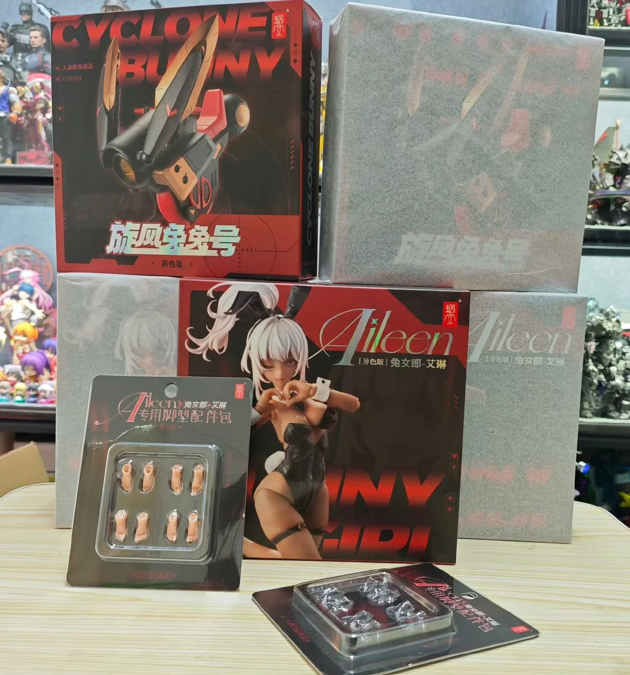 New Snail Shell Ra-01 Bunny Girl Aileen 2.0 Black Edition 1/12 Action Anime Figure Mobile Doll Garage Kit Collection Desktop
New Snail Shell Ra-01 Bunny Girl Aileen 2.0 Black Edition 1/12 Action Anime Figure Mobile Doll Garage Kit Collection Desktop