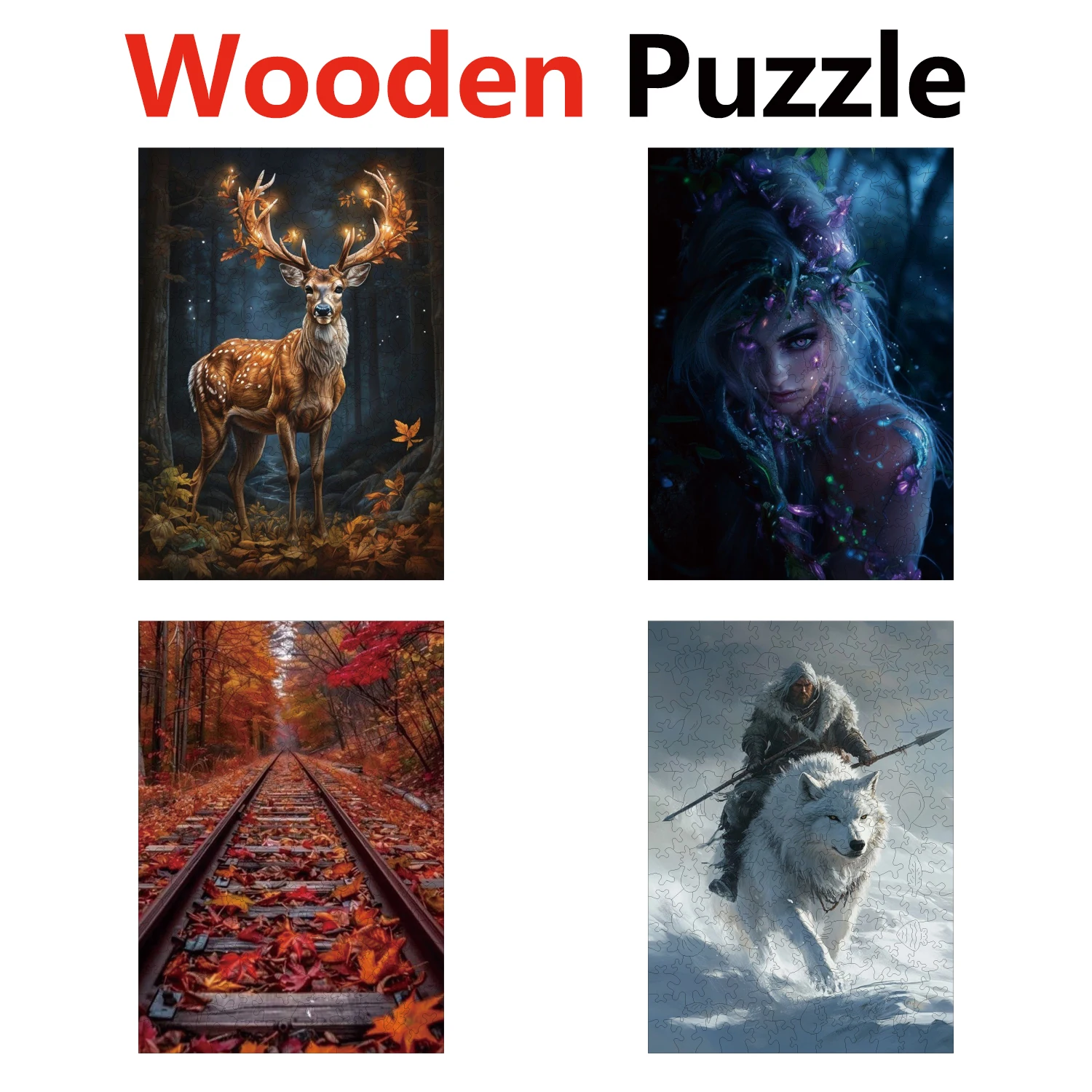 Deer Beauty Leaf Wolf Animal Puzzles High Quality Jigsaw Puzzle Wooden Puzzle Best Christmas Gift
Deer Beauty Leaf Wolf Animal Puzzles High Quality Jigsaw Puzzle Wooden Puzzle Best Christmas Gift