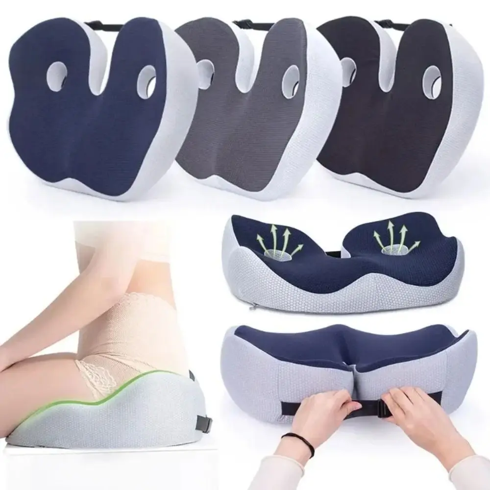 Ergonomic Hemorrhoid Seat Cushion Non-slip Slow Rebound Office Chair Pad Universal Tailbone Support Car Seat Cushion
Ergonomic Hemorrhoid Seat Cushion Non-slip Slow Rebound Office Chair Pad Universal Tailbone Support Car Seat Cushion