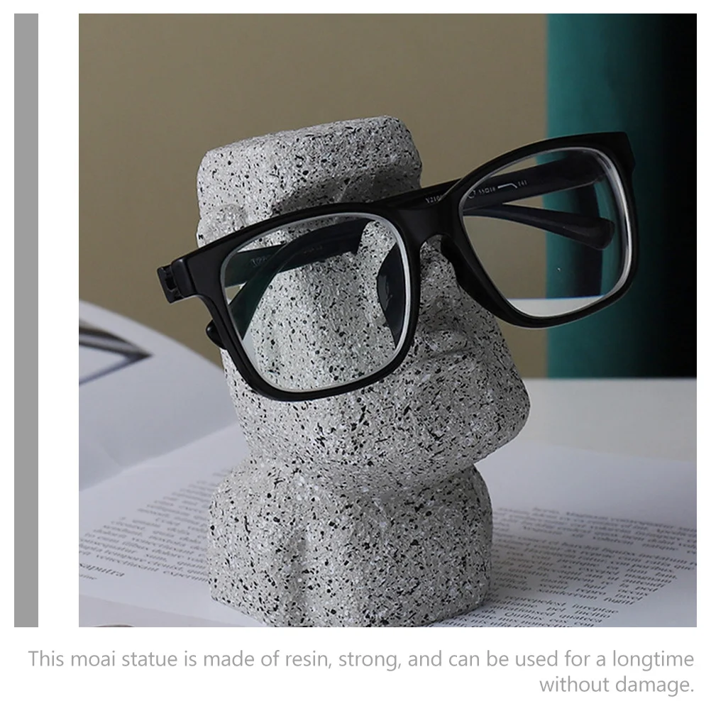 Resin Moai Statue Glasses Holder Tabletop Novelty Stand for Eyewear Storage and Desk Decor Display Ideal Birthday Party Gift
Resin Moai Statue Glasses Holder Tabletop Novelty Stand for Eyewear Storage and Desk Decor Display Ideal Birthday Party Gift