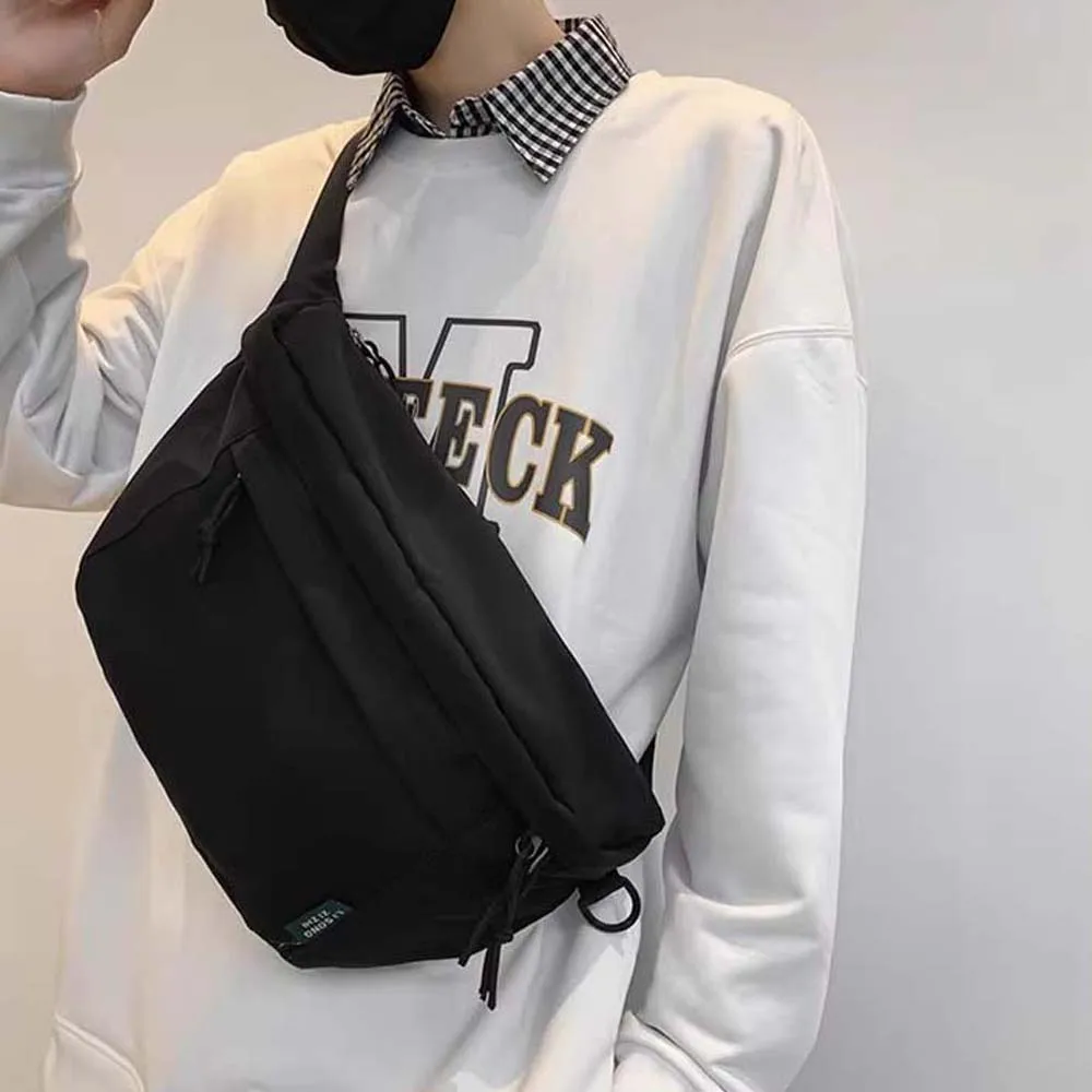 Nylon Men's Messenger Bag Large Capacity White Outdoor Chest Pouch Black Multi Functional Students Casual Pouch Work
Nylon Men's Messenger Bag Large Capacity White Outdoor Chest Pouch Black Multi Functional Students Casual Pouch Work