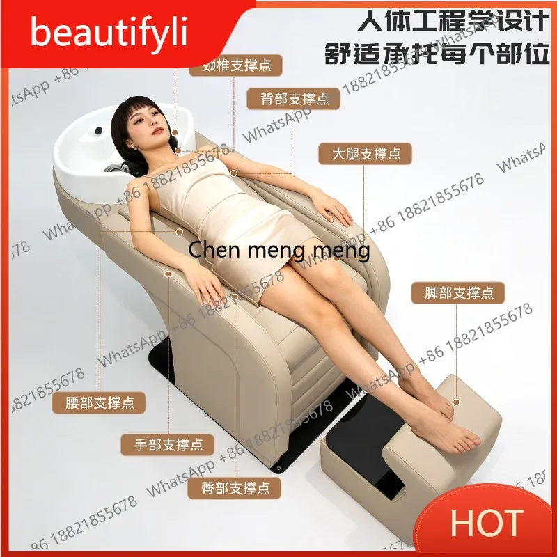 D80 Shampoo bed barber shop special ceramic deep basin hair salon semi-reclining flush bed hair salon
D80 Shampoo bed barber shop special ceramic deep basin hair salon semi-reclining flush bed hair salon