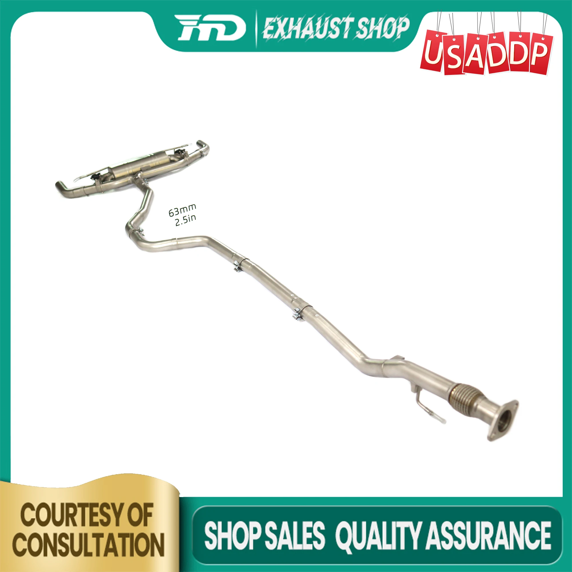 HMD Catback для Mercedes Benz A200 W177 1.3T Выхлопная система из нержавеющей стали Неразрушающая установка Электронный клапан
HMD Catback для Mercedes Benz A200 W177 1.3T Выхлопная система из нержавеющей стали Неразрушающая установка Электронный клапан