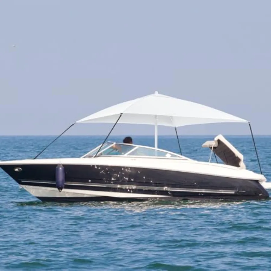 Boat Umbrella Canopy Boat Sun Shade Kit 6' x 6' Waterproof Bimini Top Cover Thickened Straps up to 94 Inches Long with D-Shaped
Boat Umbrella Canopy Boat Sun Shade Kit 6' x 6' Waterproof Bimini Top Cover Thickened Straps up to 94 Inches Long with D-Shaped