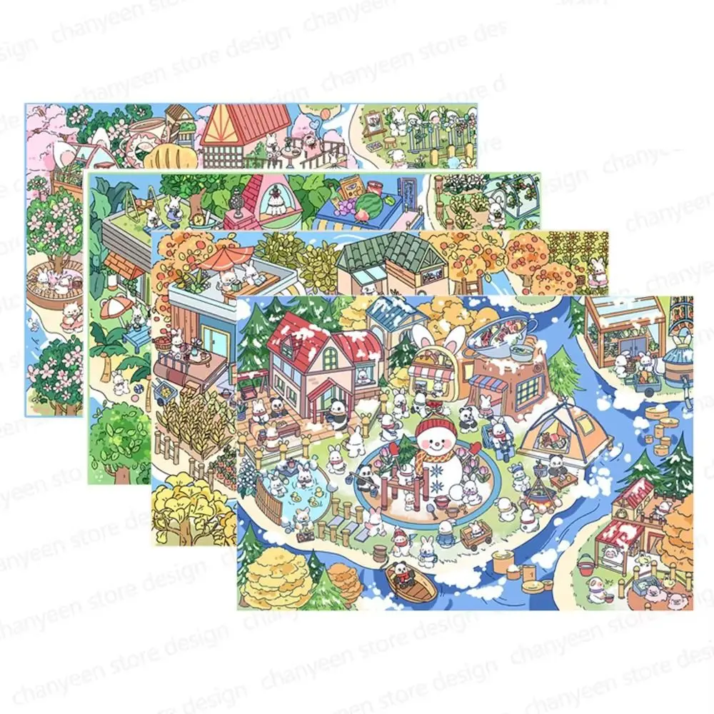 PET 3D Landscape Sticker Plus Size Three-dimensional Miniature Scene Collage Four Seasons of The Year DIY Toy Game Stickers
PET 3D Landscape Sticker Plus Size Three-dimensional Miniature Scene Collage Four Seasons of The Year DIY Toy Game Stickers