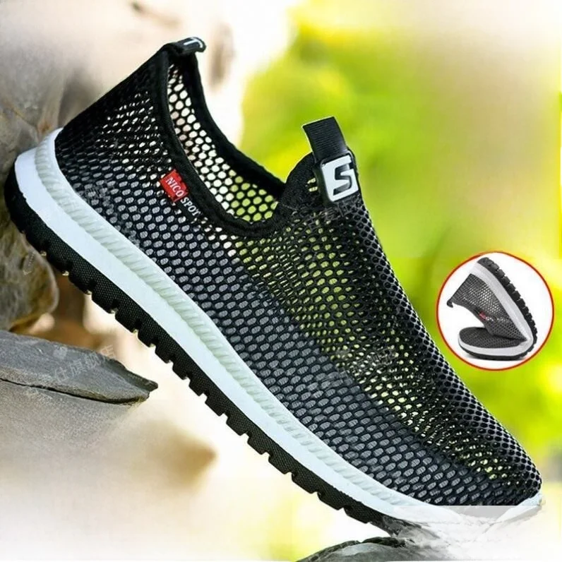 Men's Summer Breathable Lightweight Slip-On Casual Shoes Anti-Slip Large Mesh Comfortable Flat Style Beijing One-Step Shoes
Men's Summer Breathable Lightweight Slip-On Casual Shoes Anti-Slip Large Mesh Comfortable Flat Style Beijing One-Step Shoes