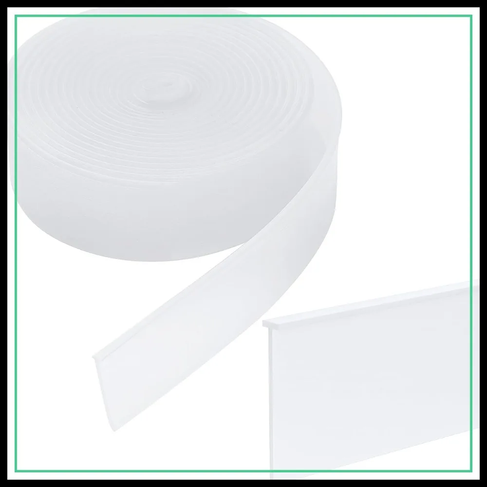 108'' T-Type Shower Door Bottom Seal Strip, Clear Framed PVC Sweep, Waterproof Insert for Bathroom
108'' T-Type Shower Door Bottom Seal Strip, Clear Framed PVC Sweep, Waterproof Insert for Bathroom