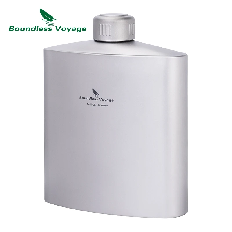 Boundless Voyage Titanium Water Bottle with Wide Mouth Outdoor Camping Hiking Sports Big Capacity Jug Hydration Bottle Flagon
Boundless Voyage Titanium Water Bottle with Wide Mouth Outdoor Camping Hiking Sports Big Capacity Jug Hydration Bottle Flagon