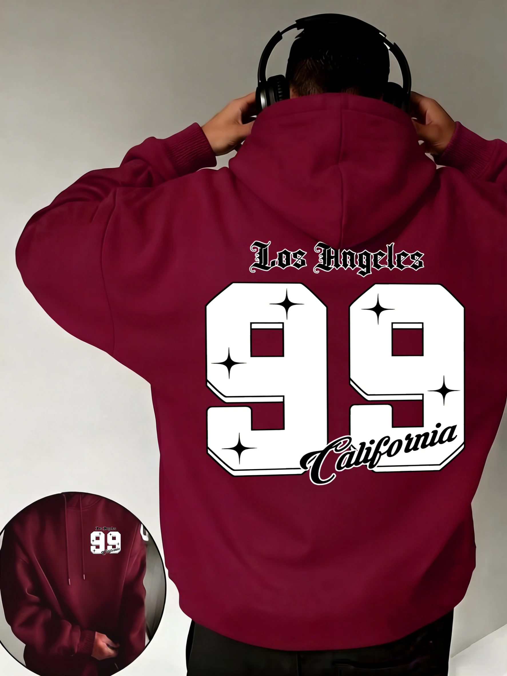Мужская толстовка с капюшоном California Los Angeles Number 99 Pattern, осенняя, флисовая, теплая, свободного кроя, уличный стиль, с длинным рукавом, простая одежда
Мужская толстовка с капюшоном California Los Angeles Number 99 Pattern, осенняя, флисовая, теплая, свободного кроя, уличный стиль, с длинным рукавом, простая одежда