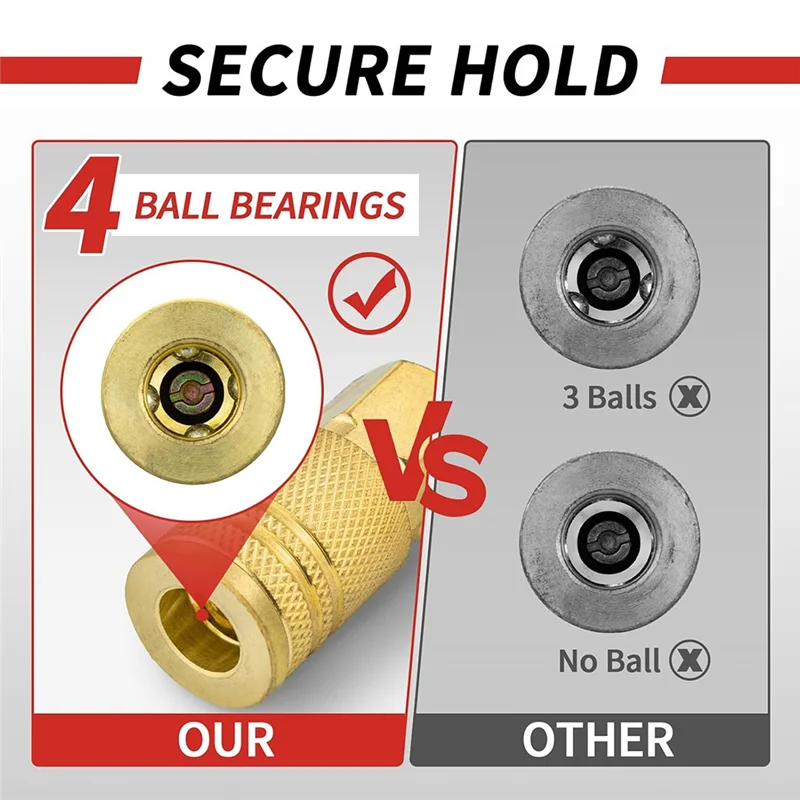 AB41-1/4-Inch Brass Female Industrial Coupler,10 Pack Quick Connect Air Couplers NPT Internal For Air Hose Accessories
AB41-1/4-Inch Brass Female Industrial Coupler,10 Pack Quick Connect Air Couplers NPT Internal For Air Hose Accessories