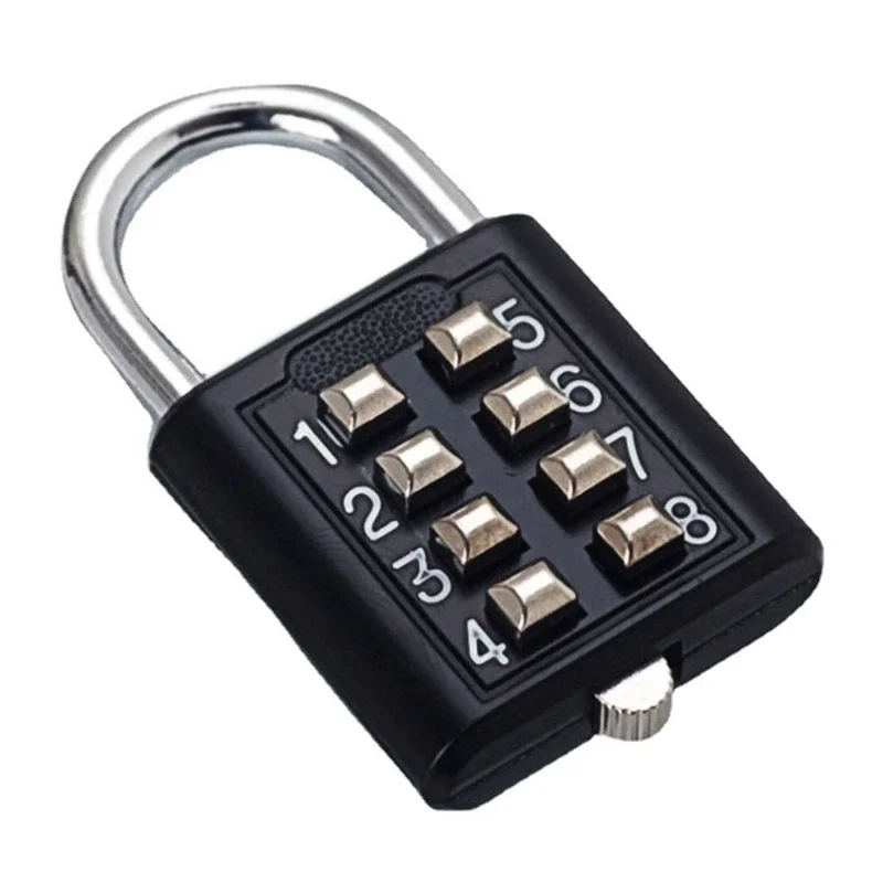 8 Digits Password Code Combination Padlock Zinc Alloy Suitcase For Luggage Travel Code Smart Lock Code Keyed Anti-thieft Lock
8 Digits Password Code Combination Padlock Zinc Alloy Suitcase For Luggage Travel Code Smart Lock Code Keyed Anti-thieft Lock