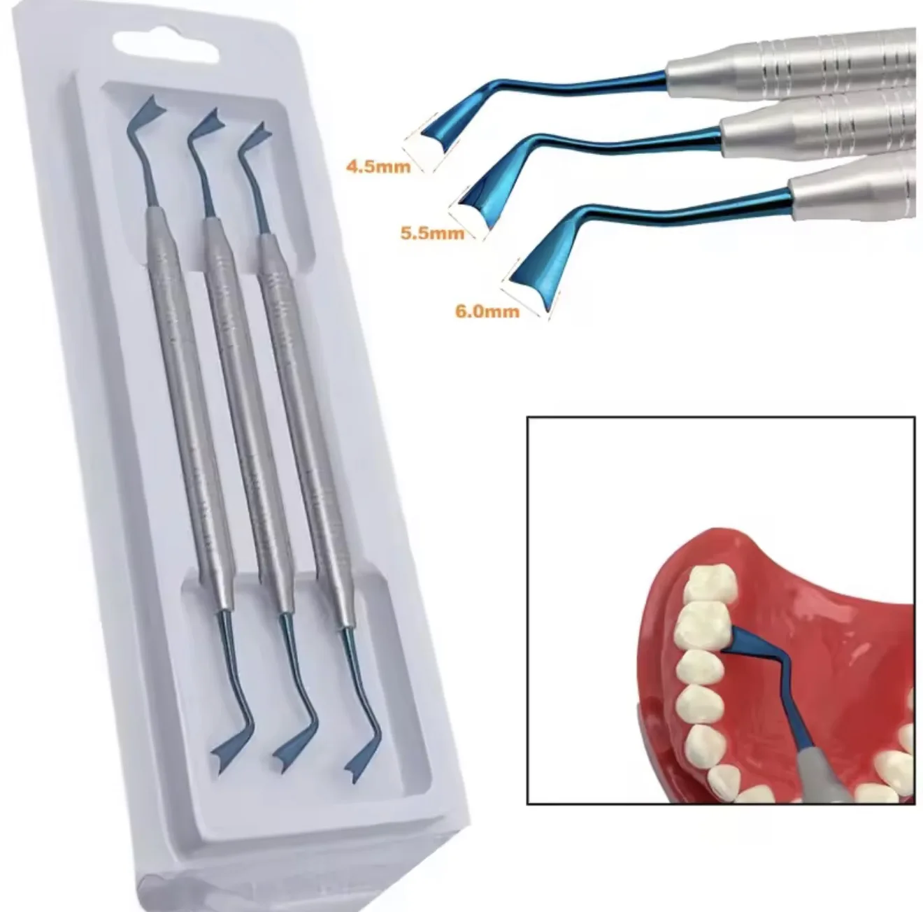 DENILK 3pcs/set Dental Gingival Retraction Tool, Implant Gum Separator for Surgical Isolation, Durable & Ergonomic Design
DENILK 3pcs/set Dental Gingival Retraction Tool, Implant Gum Separator for Surgical Isolation, Durable & Ergonomic Design