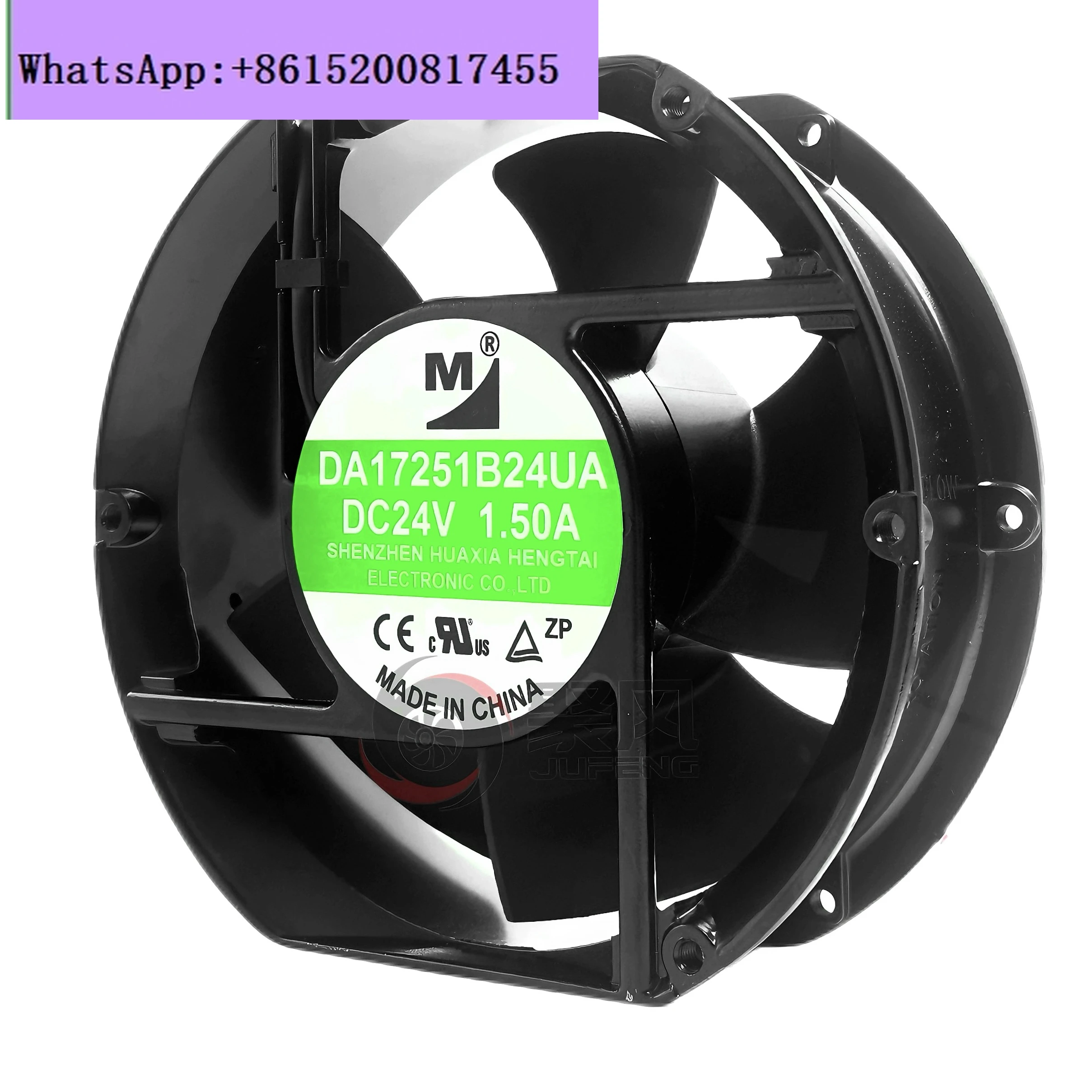 3pcs DA17251B24UA/UR 24V 1.50A 17251 Large air volume inverter cooling fan
3pcs DA17251B24UA/UR 24V 1.50A 17251 Large air volume inverter cooling fan
