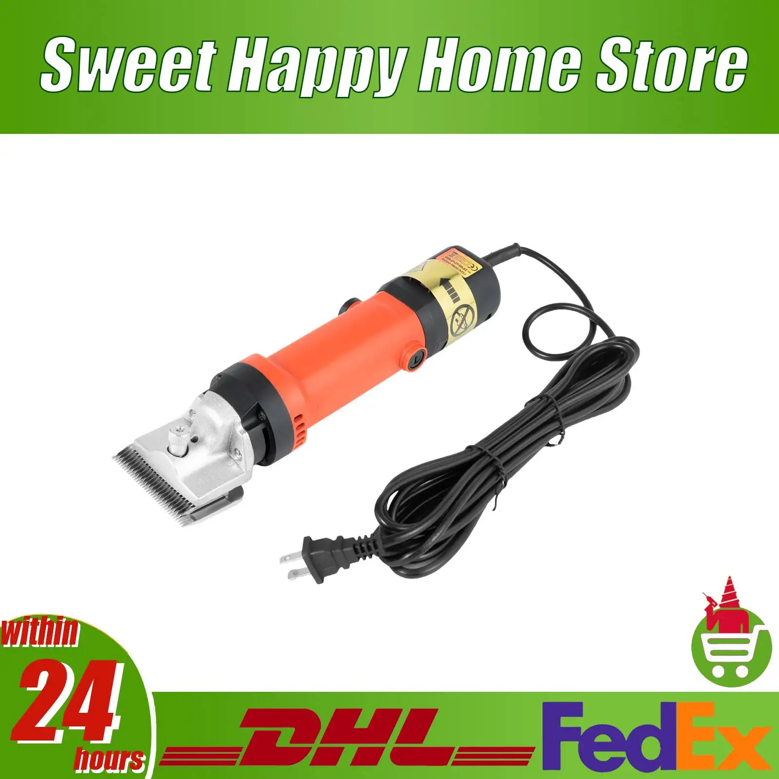 Электрическая машинка для стрижки лошадей, 350 Вт, мощный мотор, низкий уровень шума, 6 скоростей, регулируемая для крупного рогатого скота, овец, альпакас, инструмент для стрижки лошадей
Электрическая машинка для стрижки лошадей, 350 Вт, мощный мотор, низкий уровень шума, 6 скоростей, регулируемая для крупного рогатого скота, овец, альпакас, инструмент для стрижки лошадей