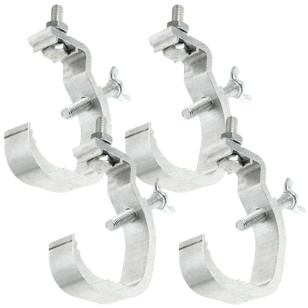 4 Pcs Lamp Hook Stage Light Clamps Aluminum Metal Truss 20mm Spotlight O-clamp Adjustable Heavy Duty Lighting Mount Silver
4 Pcs Lamp Hook Stage Light Clamps Aluminum Metal Truss 20mm Spotlight O-clamp Adjustable Heavy Duty Lighting Mount Silver