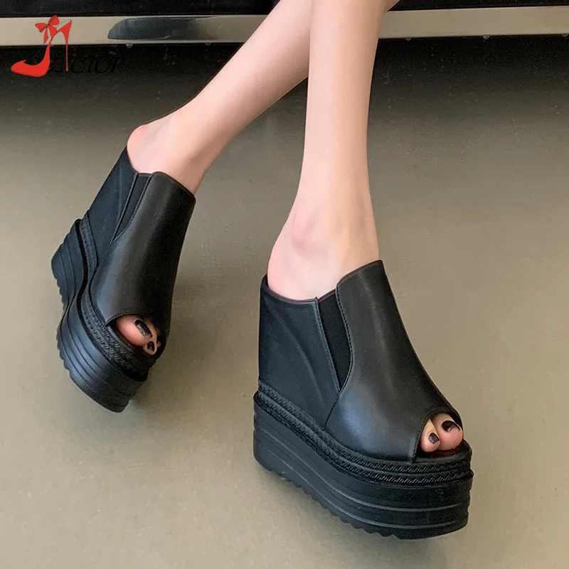 Chunky Platform Wedges Sandals for Women Summer High Heels Peep Toe Sandals Slippers Fashion Ladies Pumps Shoes Black
Chunky Platform Wedges Sandals for Women Summer High Heels Peep Toe Sandals Slippers Fashion Ladies Pumps Shoes Black