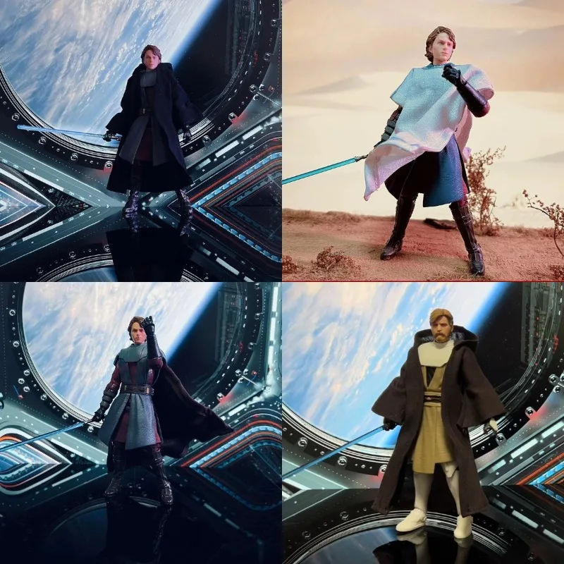 Масштабные фигурки 1/12: Накидка/плащ Джедая Анакина из Star Wars с проволочным каркасом для 6-дюймовых кукол, модель одежды для солдатиков, декор для сцен
Масштабные фигурки 1/12: Накидка/плащ Джедая Анакина из Star Wars с проволочным каркасом для 6-дюймовых кукол, модель одежды для солдатиков, декор для сцен