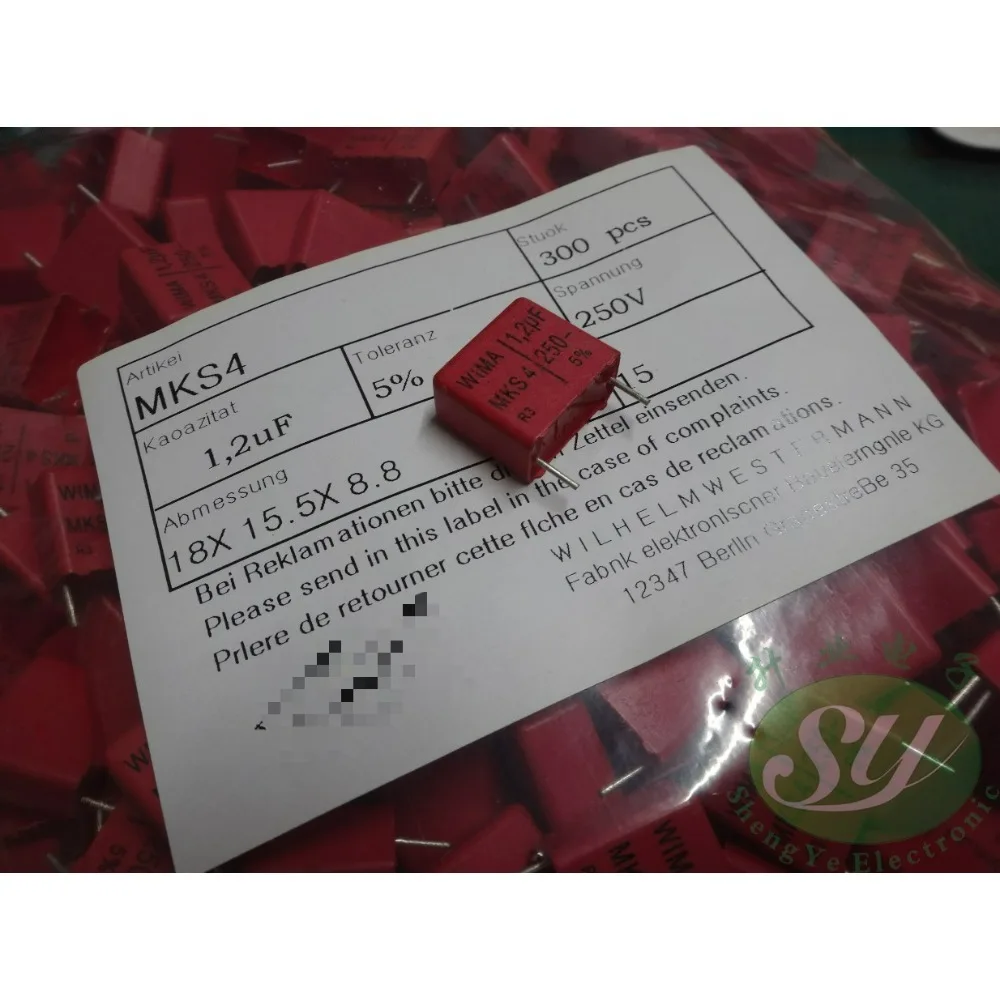 5PCS MKS4 1.2uF/250V 1u2 125 replaces 1.0uf 1uf 1u0 105 brand-new 15mm film capacitor
5PCS MKS4 1.2uF/250V 1u2 125 replaces 1.0uf 1uf 1u0 105 brand-new 15mm film capacitor