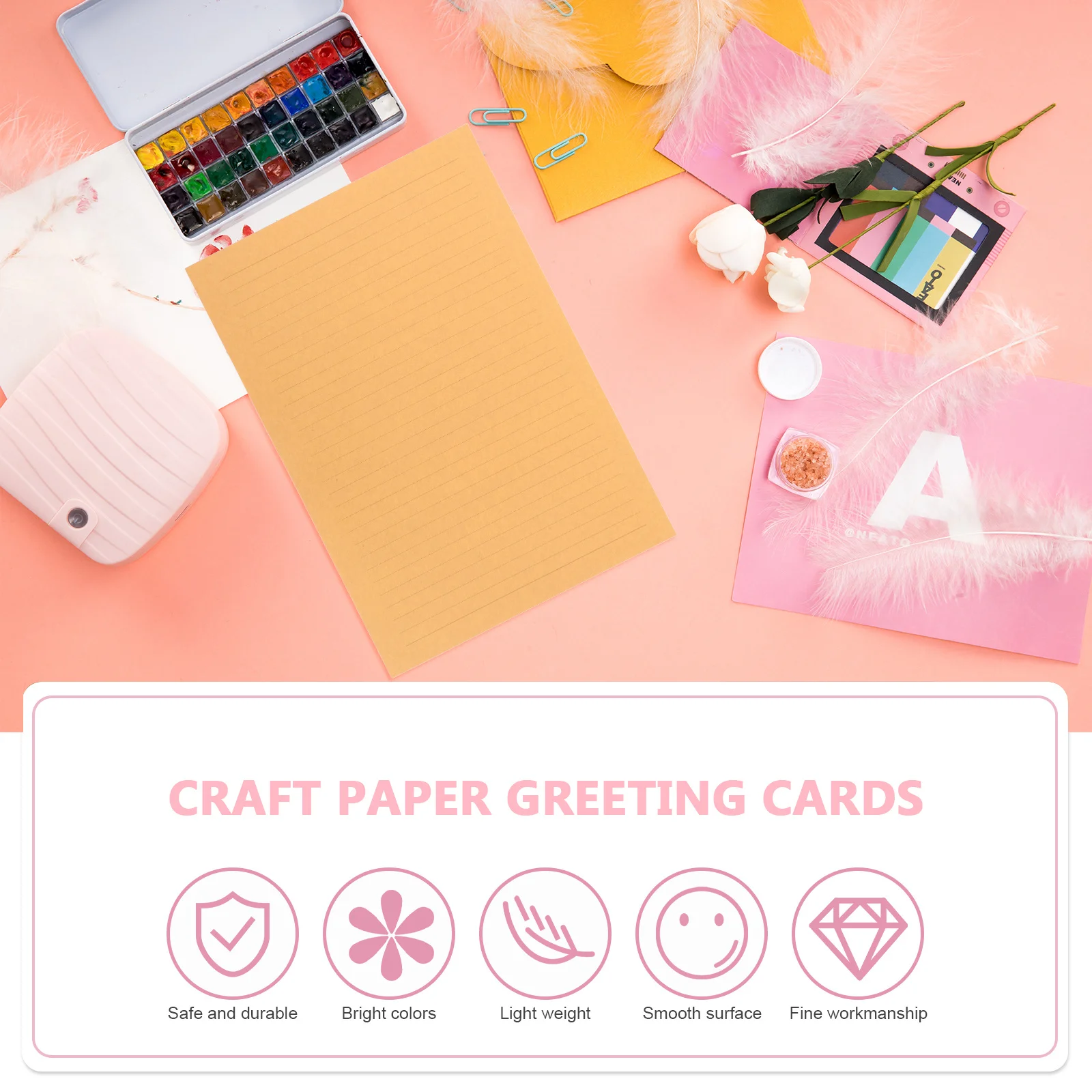 50 Sheets Retro Style Letter Writing Paper Craft Stationery Set for Journaling Greeting Cards Invitations Decorative Paper
50 Sheets Retro Style Letter Writing Paper Craft Stationery Set for Journaling Greeting Cards Invitations Decorative Paper