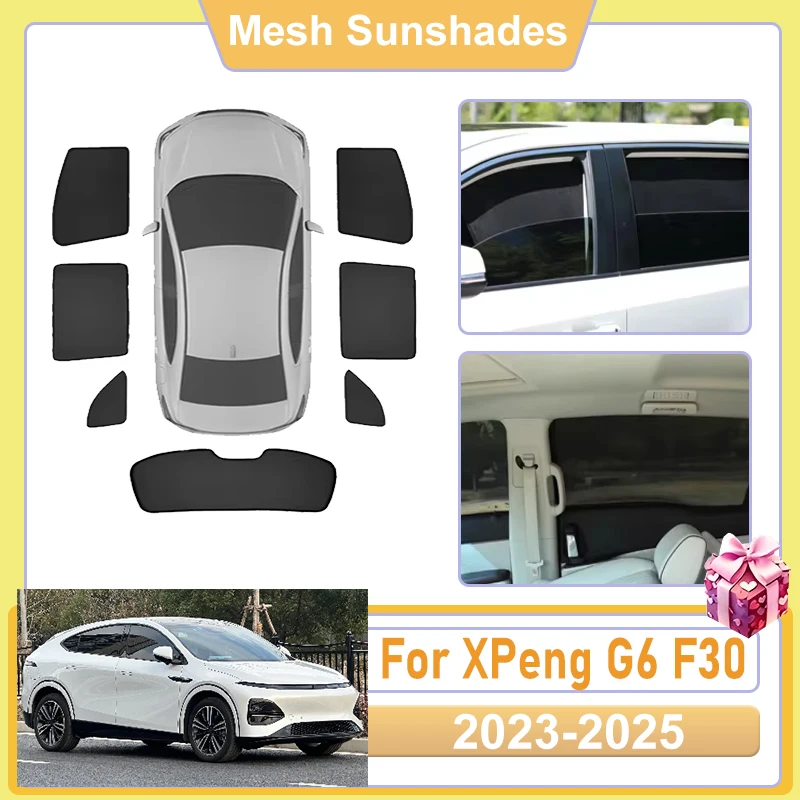 For XPeng G6 Accessories F30 2023 2024 2025 Car Window Sun Shade Mesh Covers Anti UV Visors Heat light Shield Parasol Accesorios
For XPeng G6 Accessories F30 2023 2024 2025 Car Window Sun Shade Mesh Covers Anti UV Visors Heat light Shield Parasol Accesorios