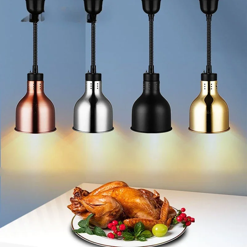 Industrial Heating Lamp Electric Heating Lamp Food Insulation Chandeliers Adjustable Kitchens Device Restaurant Bar Chandelier
Industrial Heating Lamp Electric Heating Lamp Food Insulation Chandeliers Adjustable Kitchens Device Restaurant Bar Chandelier