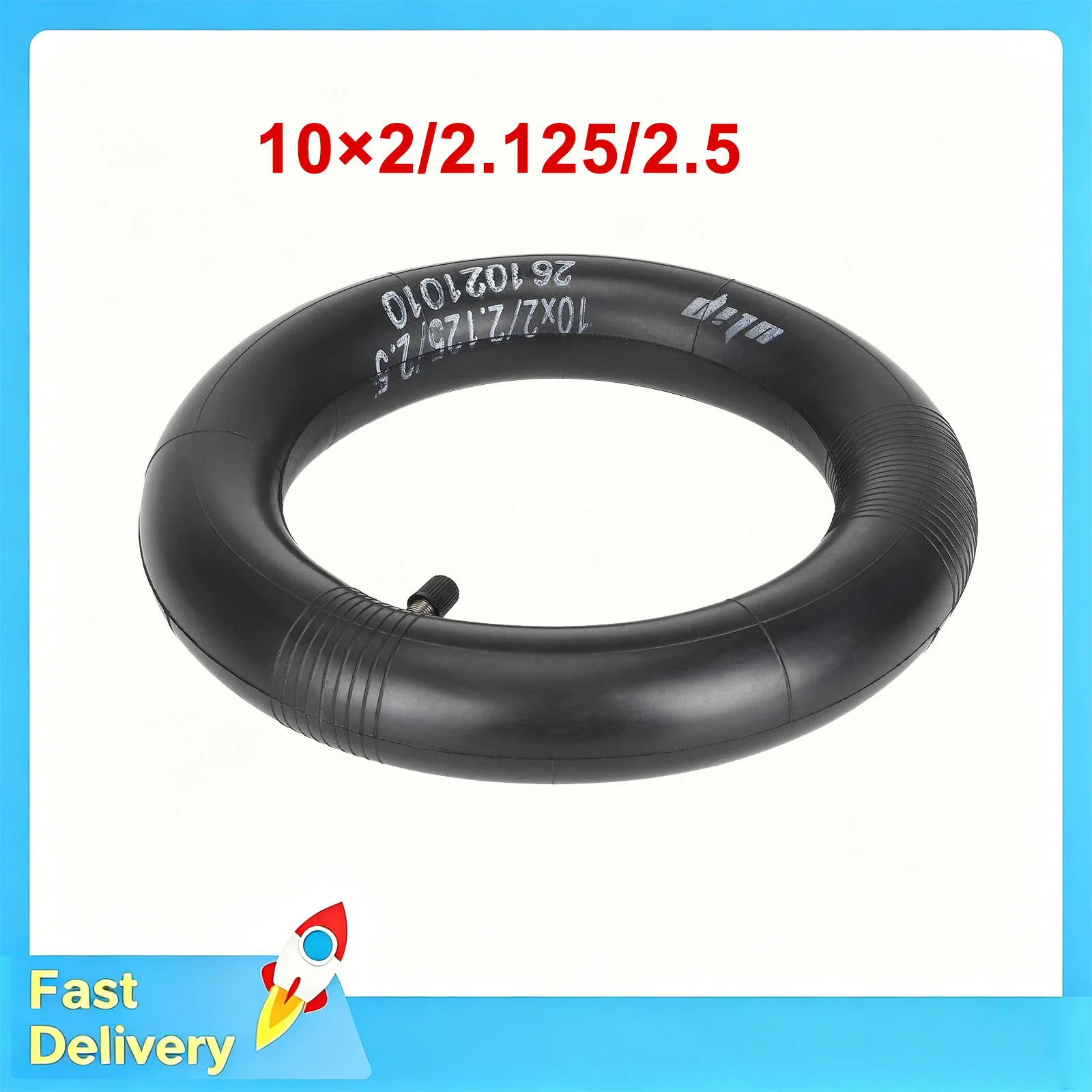 Ulip10*2/2.125/2.5 thickened inner tube with straight vavle Explosion Proof Butyl Rubber Inner Tube Electric scooter accessories
Ulip10*2/2.125/2.5 thickened inner tube with straight vavle Explosion Proof Butyl Rubber Inner Tube Electric scooter accessories