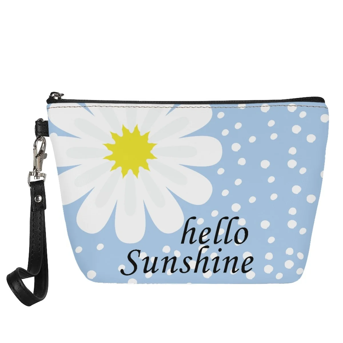 HYCOOL Hello Sunshine New Makeup Bag PU Leather Cosmetic Bag for Women Zipper Organizer Bag
HYCOOL Hello Sunshine New Makeup Bag PU Leather Cosmetic Bag for Women Zipper Organizer Bag