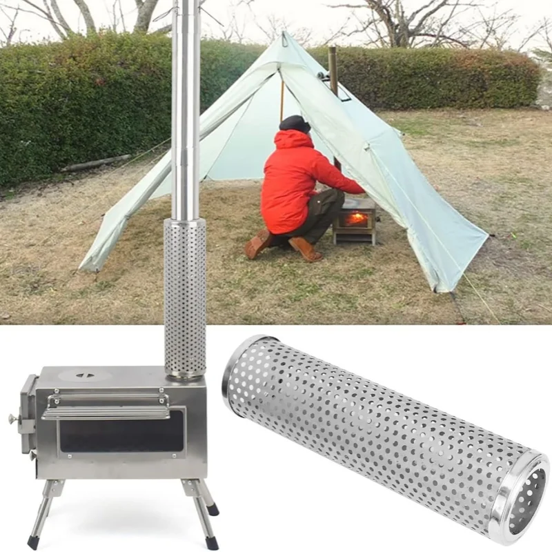 Stove Pipe Stainless Steel Camping Chimney Connector Durable Pellet Smoker Tube For Outdoor Wood Stove Heater BBQ Venting System
Stove Pipe Stainless Steel Camping Chimney Connector Durable Pellet Smoker Tube For Outdoor Wood Stove Heater BBQ Venting System