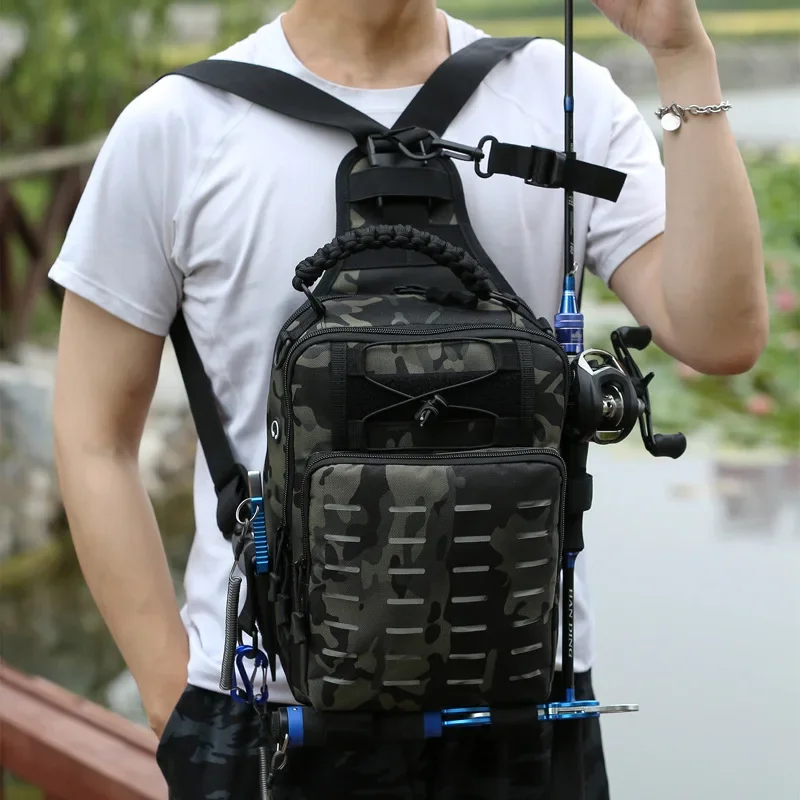 Rod Backpack Crossbody Multifunctional Fanny Pack Shoulder Bag Fishing Shoulder Bag
Rod Backpack Crossbody Multifunctional Fanny Pack Shoulder Bag Fishing Shoulder Bag
