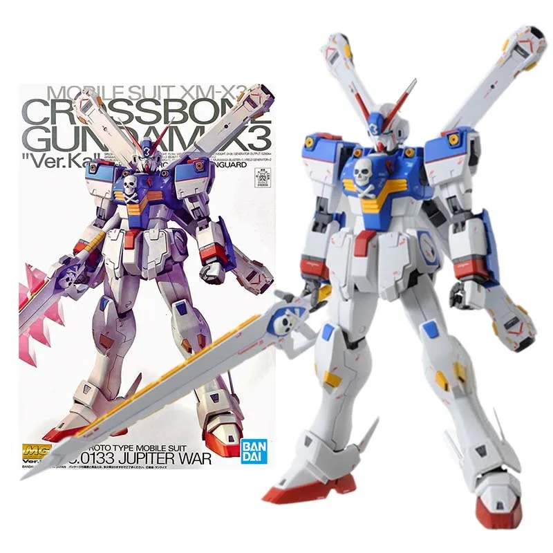 Bandai Figure Gundam Model Kit Anime Figures MG Crossbone X-3 Mobile Suit Gunpla Action Figure Toys For Boys Children's Gifts
Bandai Figure Gundam Model Kit Anime Figures MG Crossbone X-3 Mobile Suit Gunpla Action Figure Toys For Boys Children's Gifts