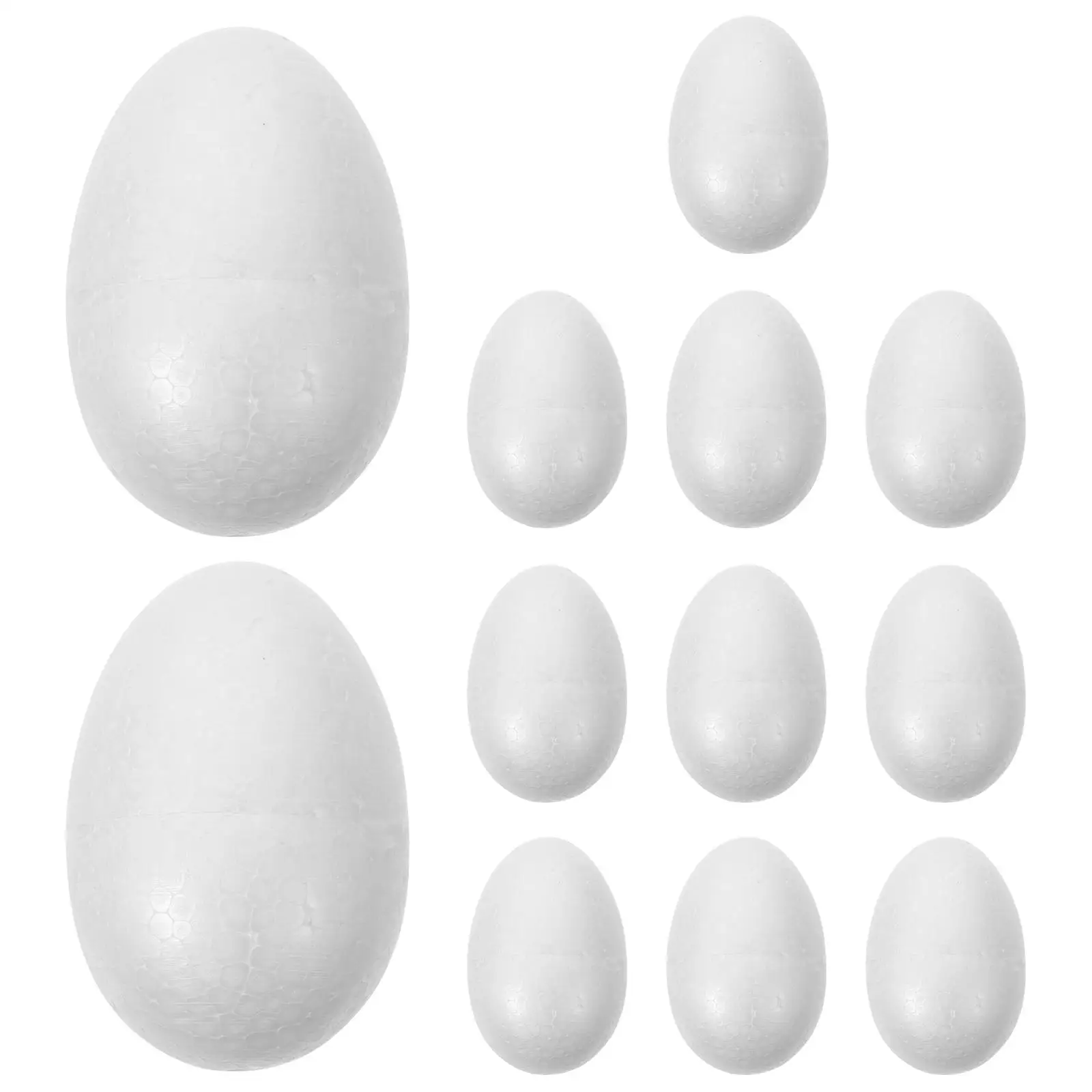 10 Pcs Large Size Painted Foam Eggs White Smooth Easter Craft Projects DIY Decorations Family Fun Supplies
10 Pcs Large Size Painted Foam Eggs White Smooth Easter Craft Projects DIY Decorations Family Fun Supplies