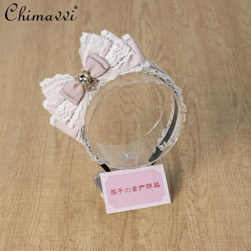 Japanese-style Mass-produced Side-loop 3d Bow Fabric Headband Cute Girl Sweet Princess Hair Accessory 2026 New
Japanese-style Mass-produced Side-loop 3d Bow Fabric Headband Cute Girl Sweet Princess Hair Accessory 2026 New