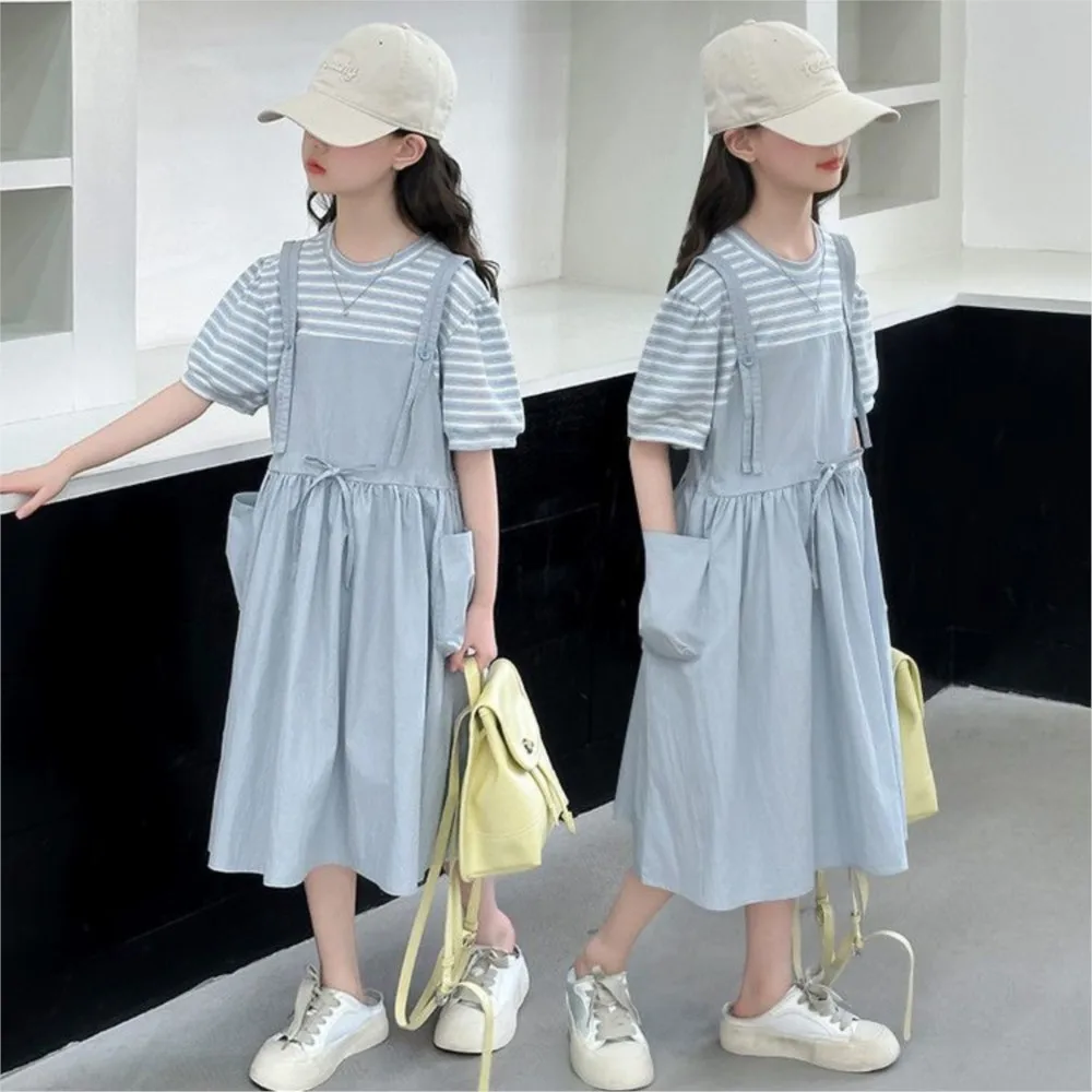 2025 New Spring summer baby children kids girl Fashion casual Striped cotton dresses Children's clothes
2025 New Spring summer baby children kids girl Fashion casual Striped cotton dresses Children's clothes