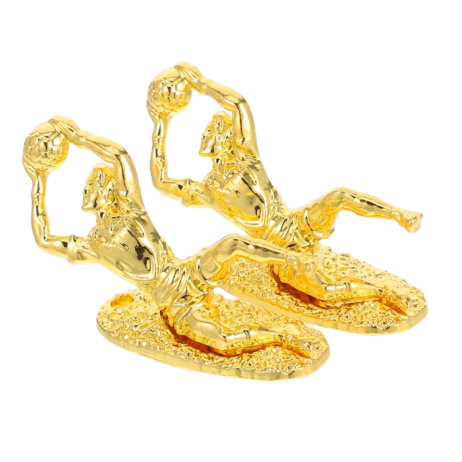 2pcs Golden Goalkeeper Cup Soccer Trophies Mini Metal Figurine Desktop Bookshelf Decor Sports Fans Football Tournaments
2pcs Golden Goalkeeper Cup Soccer Trophies Mini Metal Figurine Desktop Bookshelf Decor Sports Fans Football Tournaments