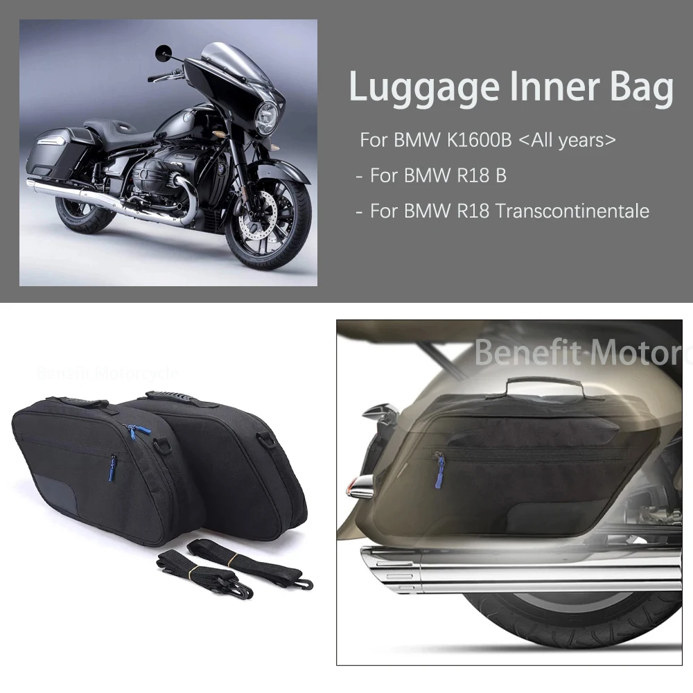 For BMW R18 B R 18 Transcontinental K1600B K 1600 B New Motorcycle side luggage bags saddle lining bags Waterproof Saddle Bag
For BMW R18 B R 18 Transcontinental K1600B K 1600 B New Motorcycle side luggage bags saddle lining bags Waterproof Saddle Bag