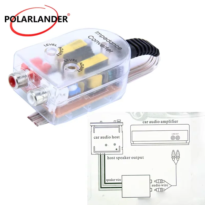 Автомобильный преобразователь высокого и низкого импеданса, динамик в линии RCA, автомобильный преобразователь, высококачественные детали автомобильного продукта
Автомобильный преобразователь высокого и низкого импеданса, динамик в линии RCA, автомобильный преобразователь, высококачественные детали автомобильного продукта