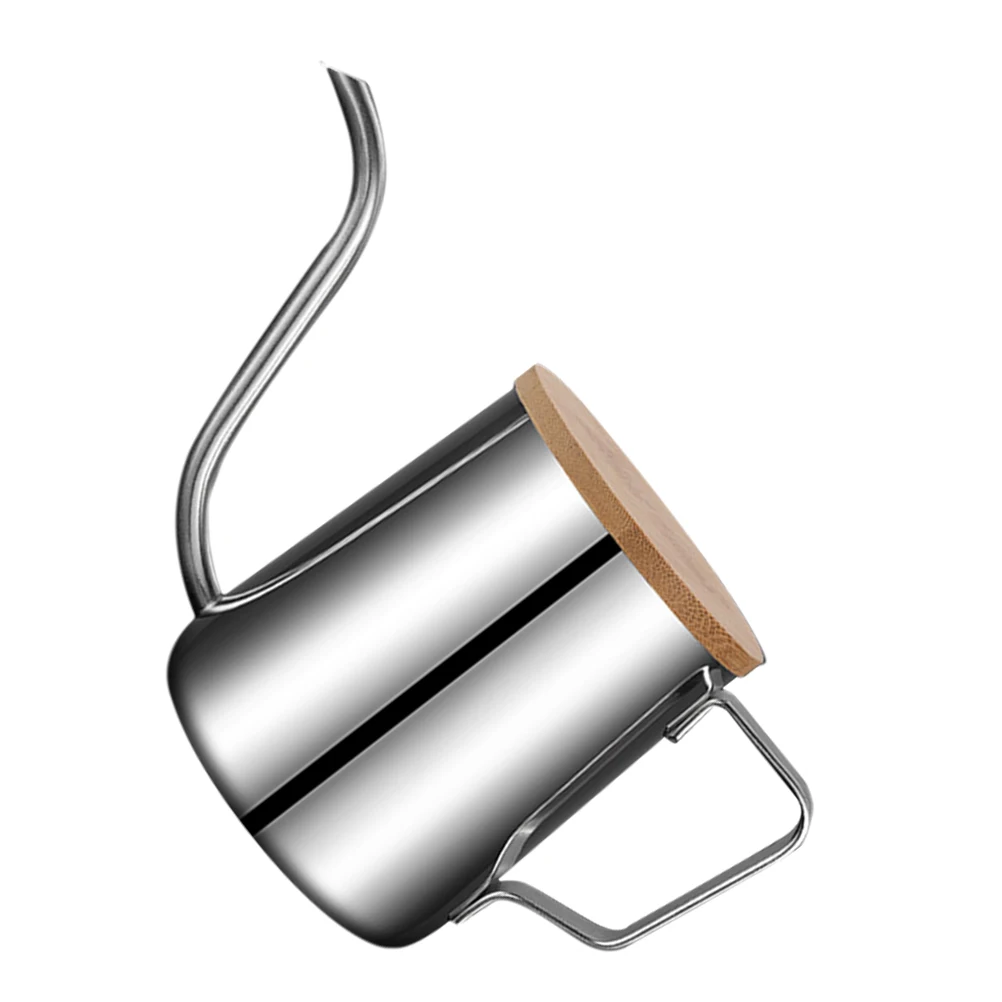 350Ml Hand Drip Coffee Kettle Lidded Narrow Spout Pot Stainless Steel Handheld Design Anti-Scald Precise Flow Control Easy Carry
350Ml Hand Drip Coffee Kettle Lidded Narrow Spout Pot Stainless Steel Handheld Design Anti-Scald Precise Flow Control Easy Carry