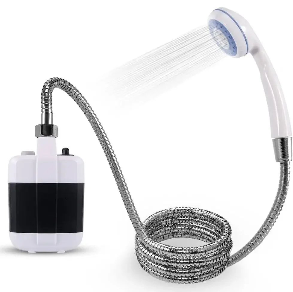 Портативный уличный душевой набор, USB перезаряжаемый электрический насос для душа, насадка для душа для кемпинга, мытья автомобиля, садоводства, уборки домашних животных
Портативный уличный душевой набор, USB перезаряжаемый электрический насос для душа, насадка для душа для кемпинга, мытья автомобиля, садоводства, уборки домашних животных