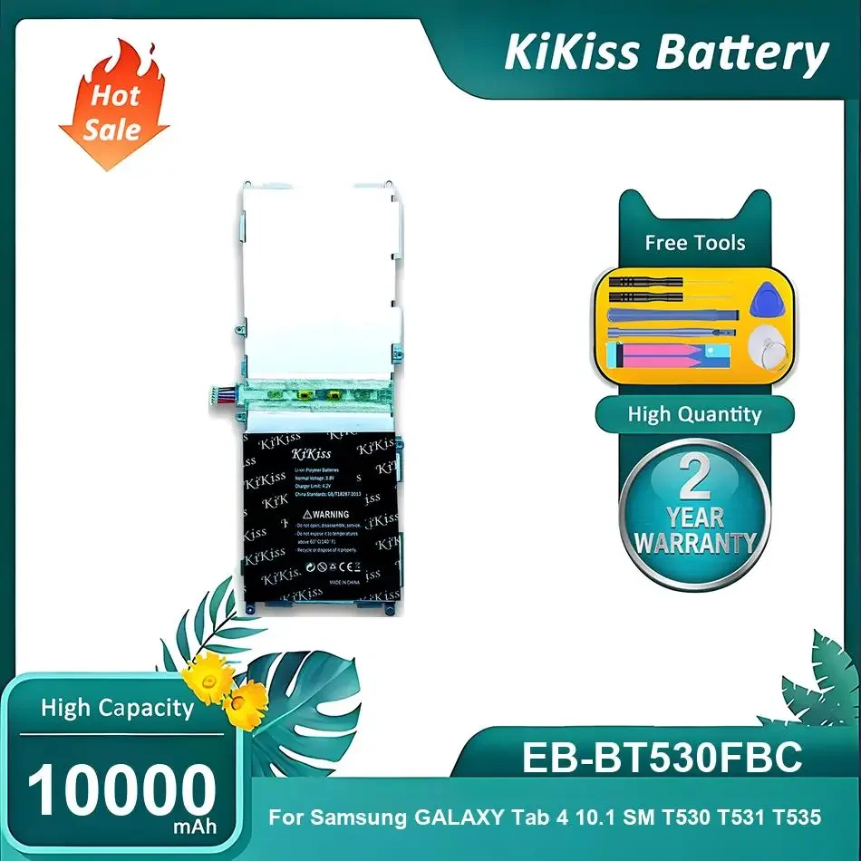 Brand New Tablet Battery For Samsung Galaxy Tab 4 10.1 SM T530 T531 T535,EB-BT530FBC,10000mAh
Brand New Tablet Battery For Samsung Galaxy Tab 4 10.1 SM T530 T531 T535,EB-BT530FBC,10000mAh