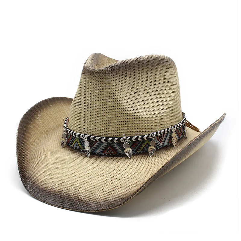 Cross-border Retro Handmade Spray Paint Straw Cowboy Hat Men's And Women's Ethnic Style Fedora Hat Outdoor Sun Hat
Cross-border Retro Handmade Spray Paint Straw Cowboy Hat Men's And Women's Ethnic Style Fedora Hat Outdoor Sun Hat