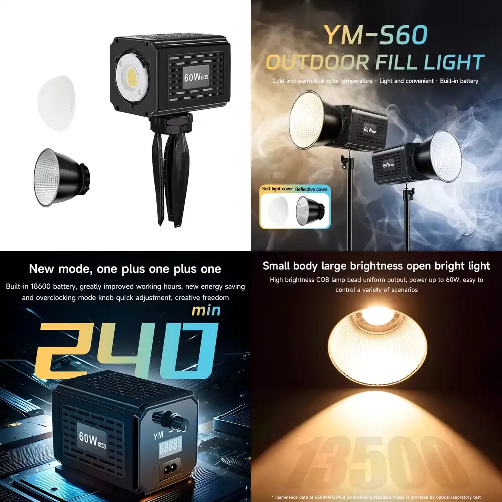 MIAOTU 60w Bi-color Cob Light Rechargeable Adjustable Temperature Cob Camera Led Light for Outdoor Photography Studio Fill
MIAOTU 60w Bi-color Cob Light Rechargeable Adjustable Temperature Cob Camera Led Light for Outdoor Photography Studio Fill