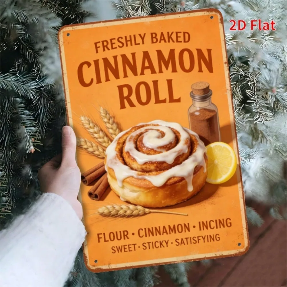 FRESHLY BAKED CINNAMON Metal Wall Sign 7.8x11.8 Inches Rustic Iron Home Decor Indoor Outdoor Weatherproof Wall Art
FRESHLY BAKED CINNAMON Metal Wall Sign 7.8x11.8 Inches Rustic Iron Home Decor Indoor Outdoor Weatherproof Wall Art