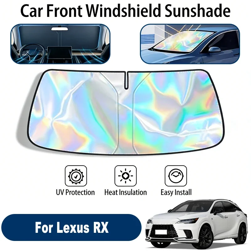 Windshield Sun Shade For Lexus RX Foldable UV Reflective Front Window Sun Protection Cover Accessories