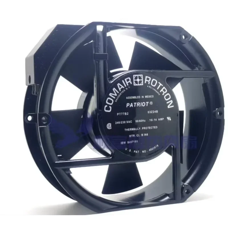 COMAIR R0TRON PT77B2 03Z24B AC 240/230V Server Cooling Fan
COMAIR R0TRON PT77B2 03Z24B AC 240/230V Server Cooling Fan