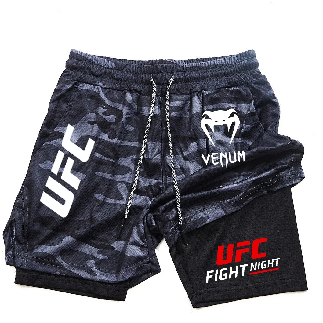 Летние спортивные шорты для бега на открытом воздухе — двухслойные эластичные быстросохнущие шорты для занятий спортом и фитнесом
Летние спортивные шорты для бега на открытом воздухе — двухслойные эластичные быстросохнущие шорты для занятий спортом и фитнесом