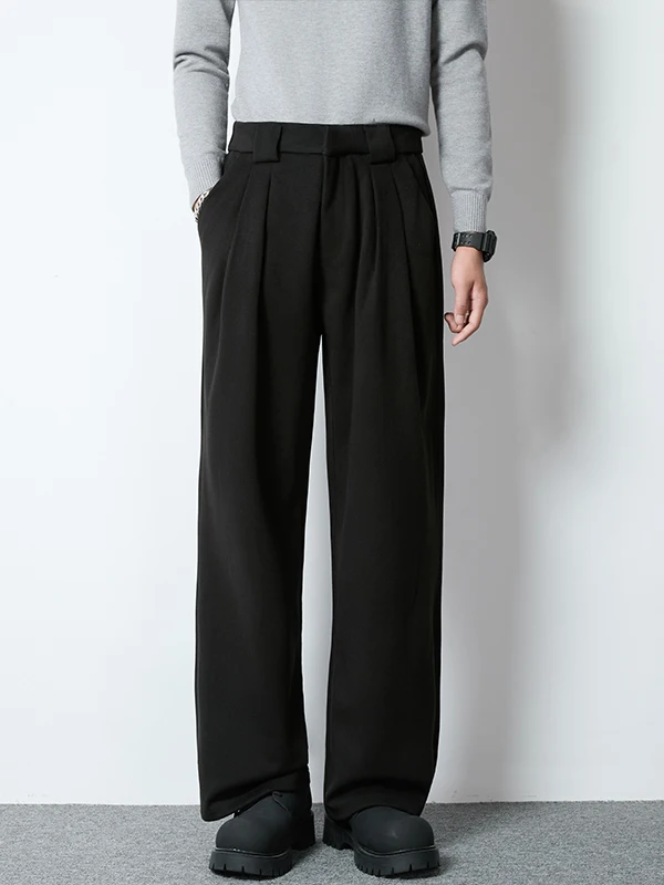 Мужские зимние утепленные шерстяные брюки прямого кроя, повседневные, молодежные, стильные, осенний сезон
Мужские зимние утепленные шерстяные брюки прямого кроя, повседневные, молодежные, стильные, осенний сезон