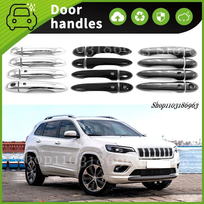 Для Jeep Cherokee 2014-2020 глянцевая черная хромированная накладка на дверную ручку автомобиля, аксессуары для стайлинга, автомобильные наклейки, автомобильные аксессуары
Для Jeep Cherokee 2014-2020 глянцевая черная хромированная накладка на дверную ручку автомобиля, аксессуары для стайлинга, автомобильные наклейки, автомобильные аксессуары
